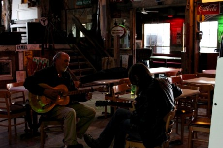 Jamming inside the Chapel out at Shack Up Inn, photo - Brad Hardisty