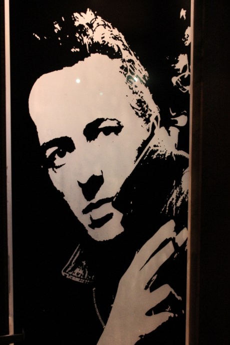 The High Watt, Joe Strummer on Mens Room Door, photo - Brad Hardisty