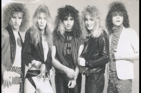 Megattack press shot - 1986, Bryan Sorenson, Jay Gough, Rick Jackson, Parrish Hultquist, Pat Carter, courtesy - Megattack