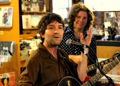 "Any Questions?" - Tim Easton at Grimey's, photo - Brad Hardisty