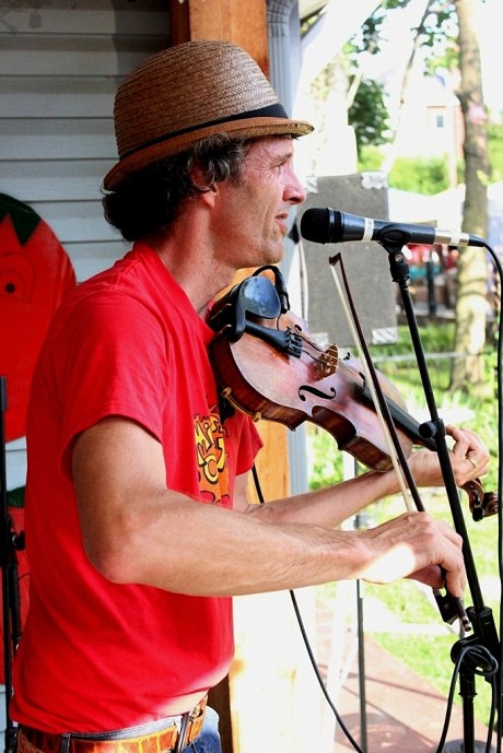 Live Music on Fanny's House of Music Porch, 2013 Tomato Art Fest, East Nashville, photo- Brad Hardisty
