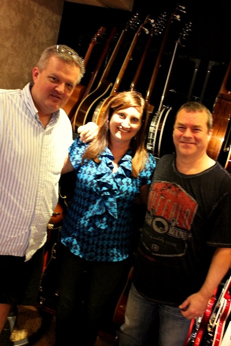 Brad Hardisty, Shantell Ogden, John Willis at Willisoundz, September 2013