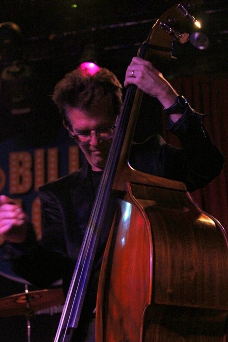 John "Spazz" Hatton, with Nettie Rose at Mercy Lounge, 10/22/2013, photo - Brad Hardisty