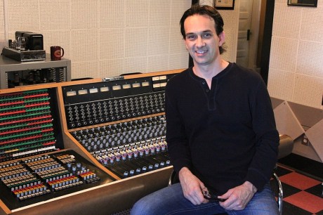 Danny White at vintage 1969 API Console at Norman Petty Room, Sixteen Ton Studio, Nashville, TN, photo - Brad Hardisty