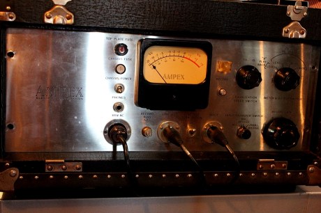 Original Ampex 401 used for early Buddy Holly material restored at Norman Petty Studio, Nashville, TN pphoto - Brad Hardisty