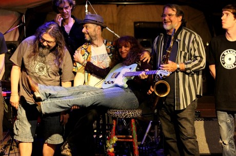 Debbie Bond and The Tru-Dats, it's a wrap at Mando Blues, Nashville, TN, photo - Brad Hardisty