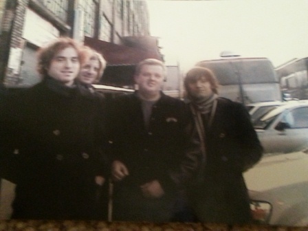 Brad Hardisty with The Starlite Desperation, 2005, Pittsburg, PA, opening for The Donnas