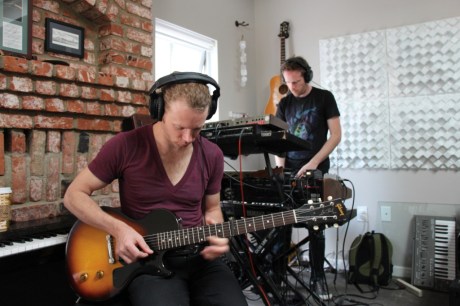 Ryan Hurtgen during Perfect Beings session. Photo courtesy Perfect Beings.